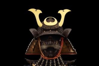 1-Suit-of-armour-with-bullet-proof-cuirass-embossed-with-crest-16001700-Japan-The-Trustees-of-the-1