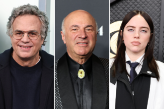 Mark-Ruffalo-Kevin-OLeary-and-Billie-Eilish
