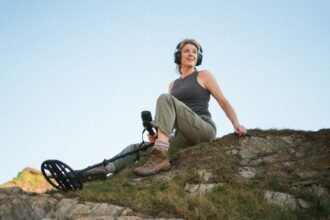 Miss-Detectorist-on-the-South-Devon-coastline-photo-credit-Ted-Pearson