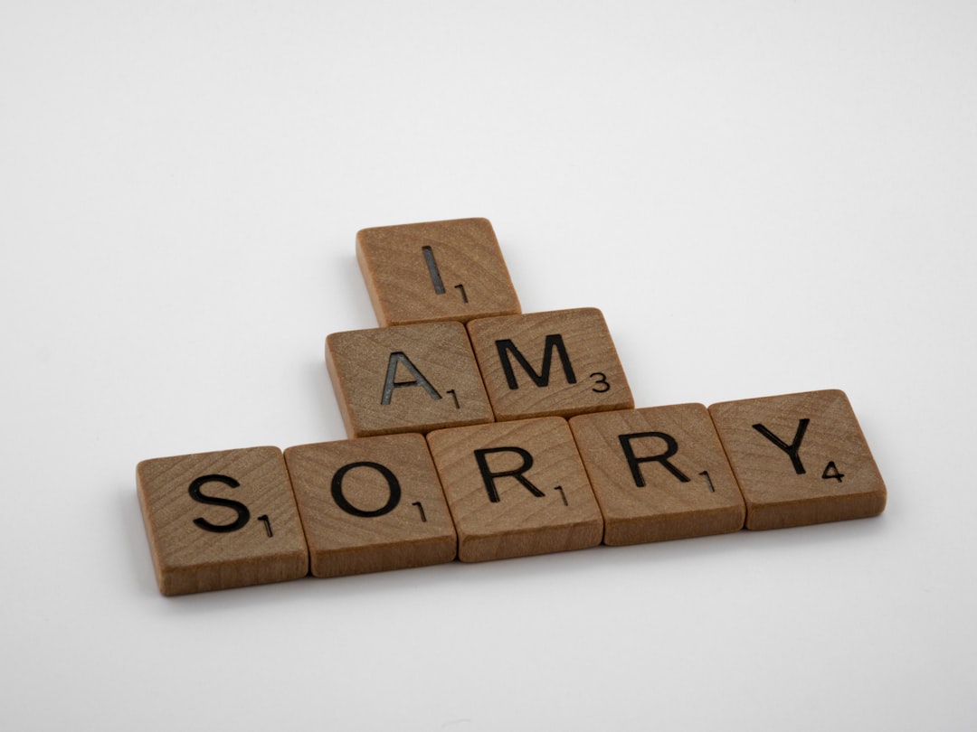 A Moment of Apology