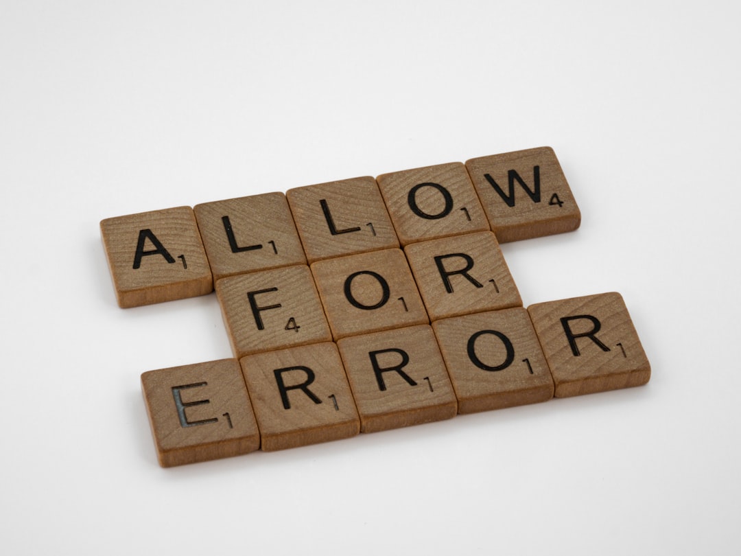 Acknowledgment of Past Failures