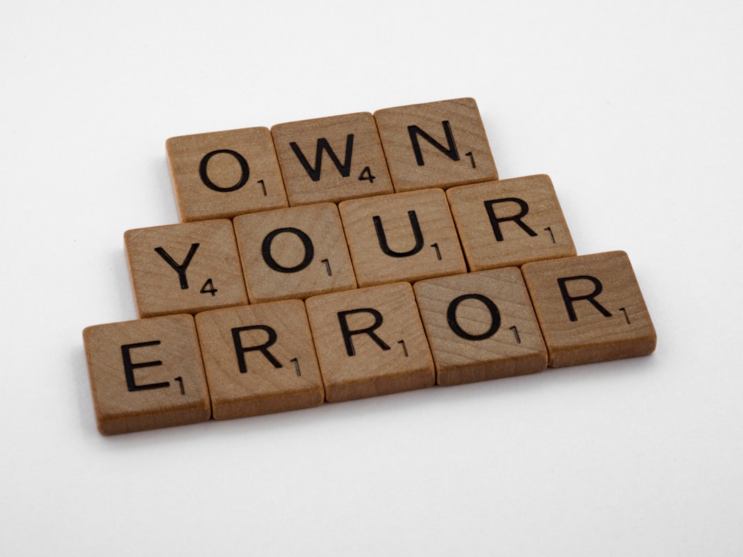Acknowledging Errors While Upholding Accountability